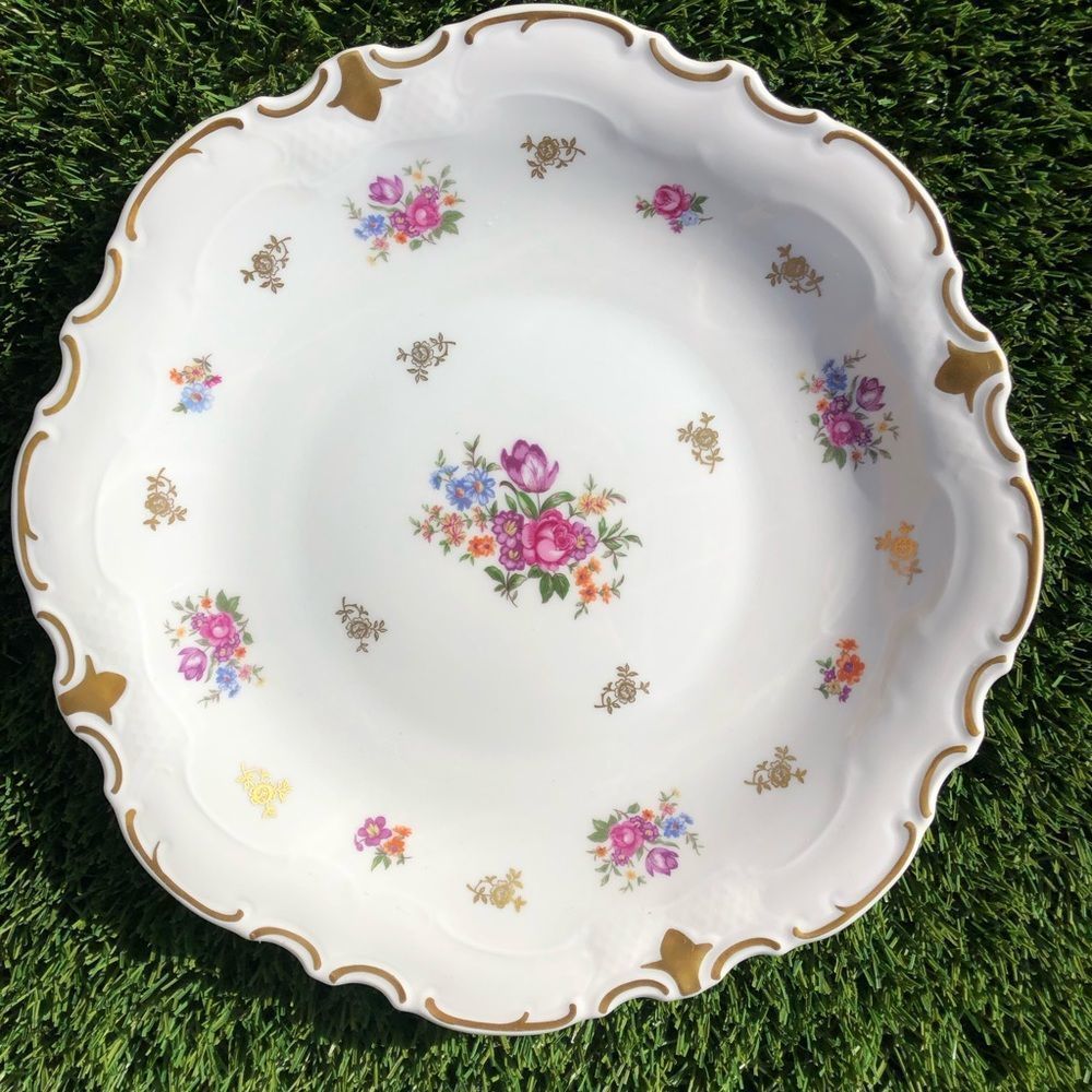 Vintage German Reichenbach porcelain large platter